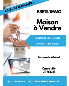 Maison Vitre 7 pièce(s) 167.98 m2